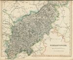 Northamptonshire map, 1844