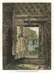 Monmouthshire, Chepstow Castle view through Gateway, 1875