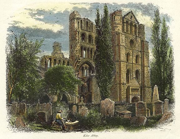 Scotland, Kelso Abbey, 1875