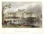 France, Chateau of Amboise, on the Loire, 1840