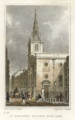 London, St.Margaret Pattens, Rood Lane, 1831