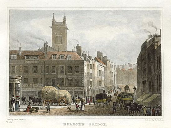 London, Holborn Bridge, 1831