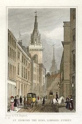 London, St.Edmund the King, Lombard Street, 1831