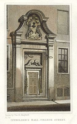 London, Innholders Hall, College Street, 1831