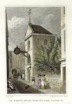 London, St.Martin, Orgar, Martin's Lane, Cannon St., 1831
