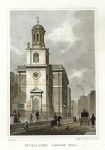 London, All Hallows, London Wall, 1831