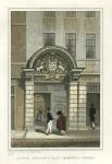 London, Barber Surgeon's Hall, Monkwell Street, 1831