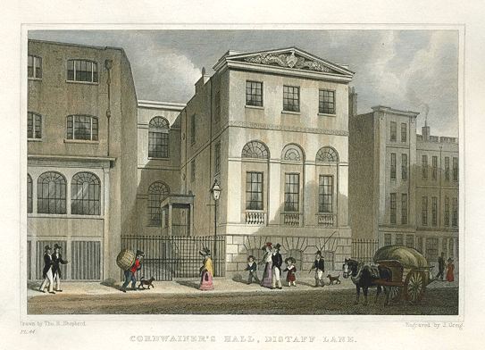 London, Cordwainer's Hall, Distaff Lane, 1831