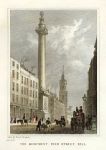 London, The Monument, Fish Street Hill, 1831