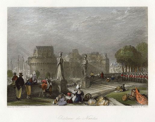 France, Chateau de Nantes, 1833