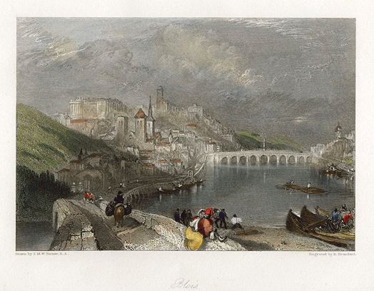 France, Blois, on the Loire, 1833