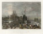 France, Canal on the Loire & Cher, near Tours, 1833