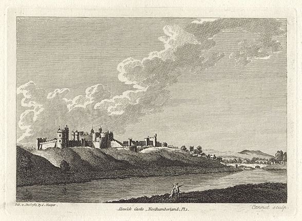 Northumberland, Alnwick Castle, 1786