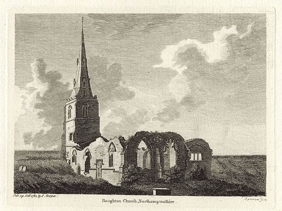 Northamptonshire, Boughton Church, 1786