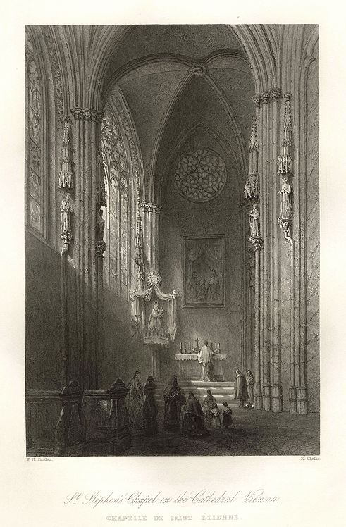 Austria, Vienna Cathedral, 1840