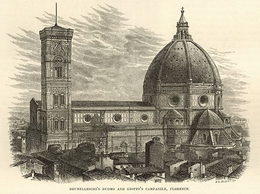 Italy, Florence, the Duomo, 1881