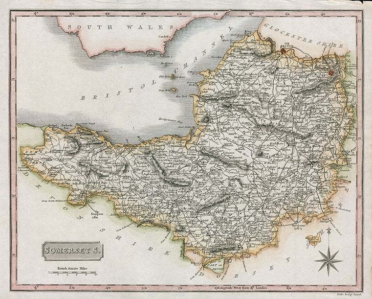 Somerset map, 1819