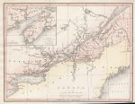 Canada map, 1841