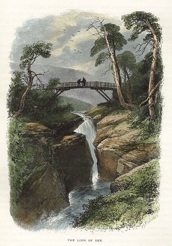 Scotland, The Linn of Dee, 1875