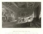 Italy, Venice, Hall of the Council, Doge's Palace, 1841