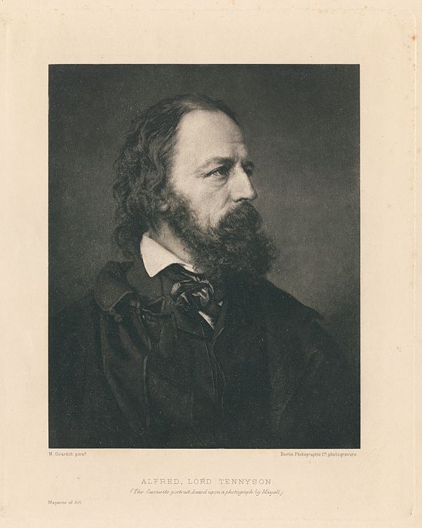 Alfred, Lord Tennyson photogravure portrait, 1893