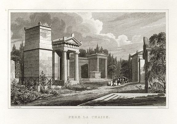 Paris, Pere La Chaise, 1840