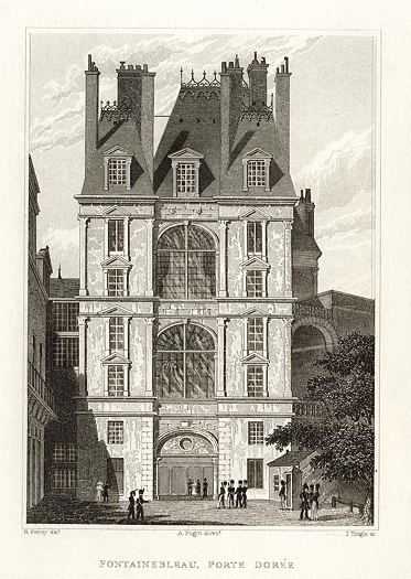 Paris, Fontainbleau, Porte Doree, 1840