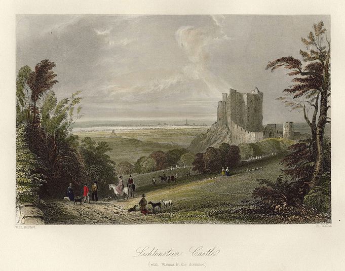 Austria, Lichtenstein Castle & Vienna, 1840