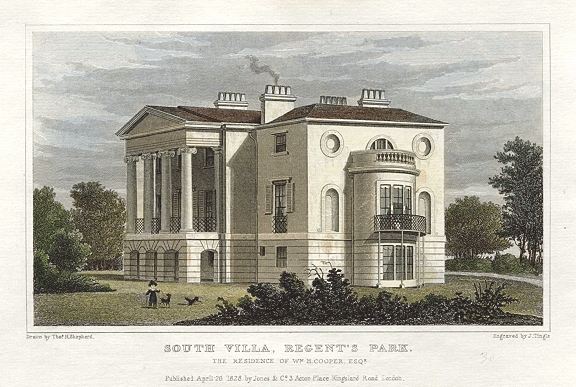 London, South Villa, Regent's Park, 1831