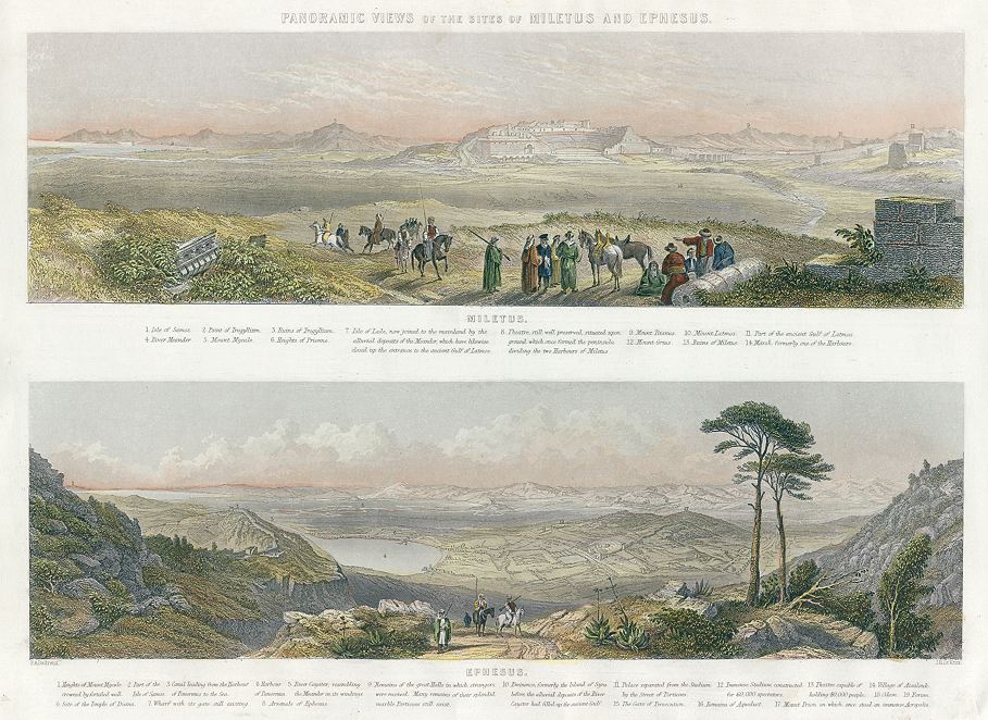 Miletus & Ephesus views, 1845