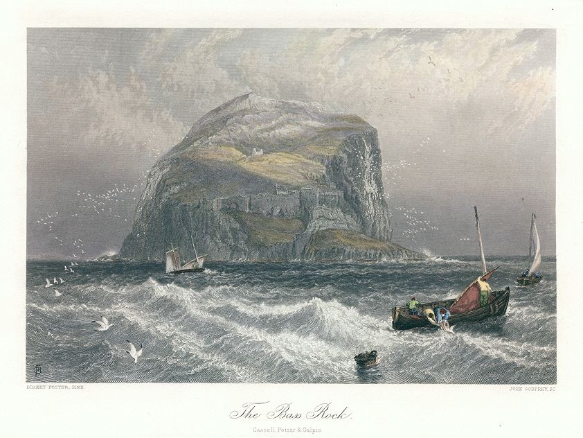 Scotland, The Bass Rock, 1875