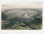 Holy Land, Jerusalem view, 1870