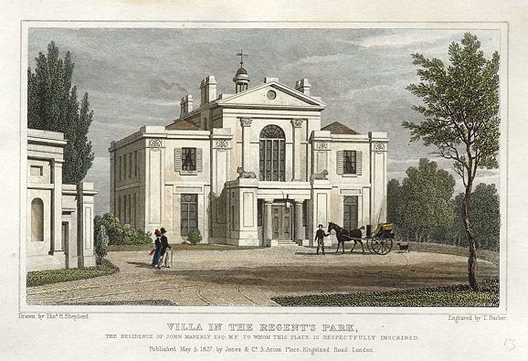 London, Villa in the Regent's Park, 1831