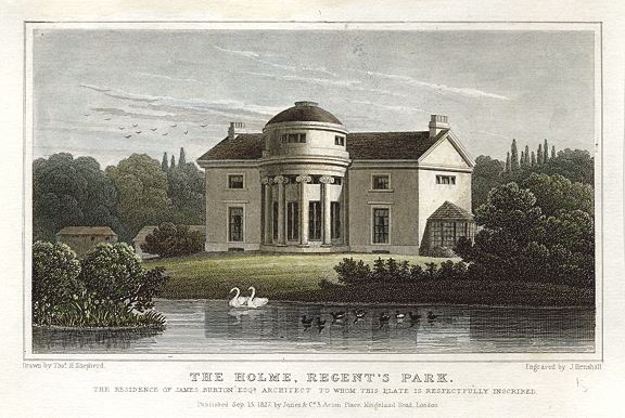 London, The Holme, Regent's Park, 1831