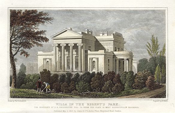 London, Villa in the Regent's Park, 1831