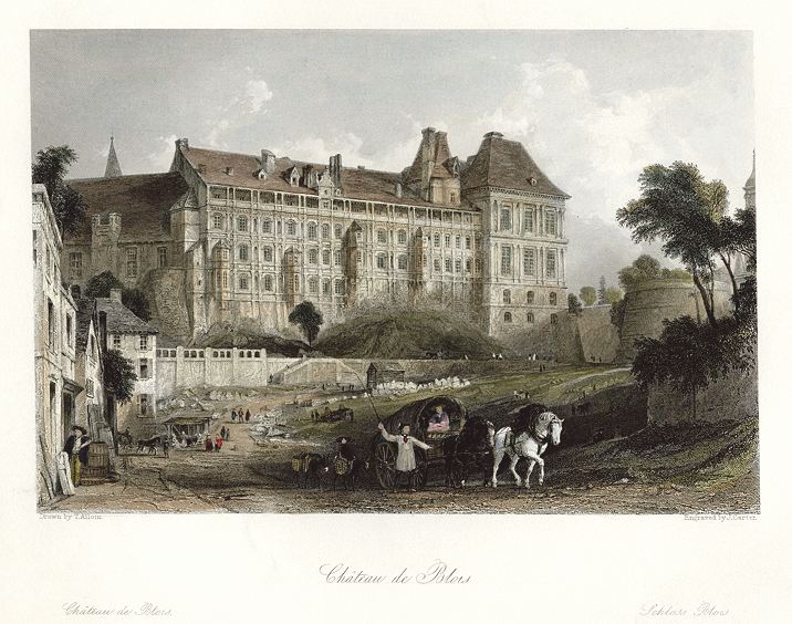 France, Chateau de Blois, 1840