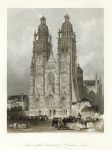 France, Tours, Cathedral of St. Gatien, 1840