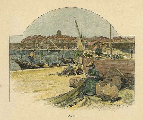 France, Antibes, 1891