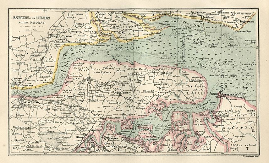 Estuary of the Thames and Medway, 1886