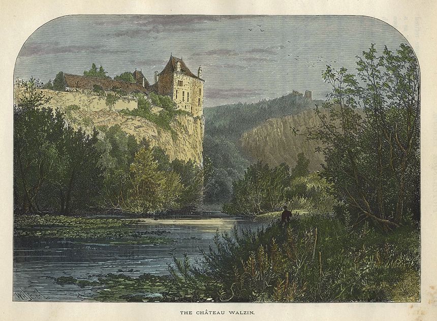 Belgium, Chateau de Walzin, 1875