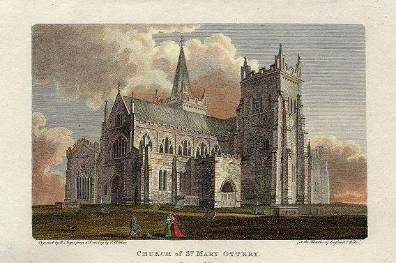 Devon, St.Mary Ottery Church, 1805