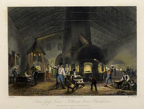 London, Falcon Glass House, 1850