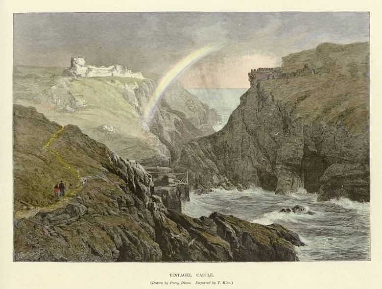 Cornwall, Tintagel Castle, 1892