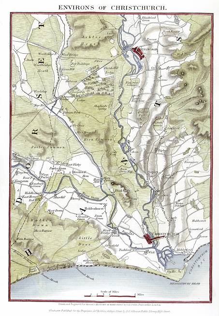 Hampshire, Environs of Christchurch, 1839