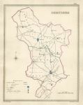 Derbyshire election map, 1835