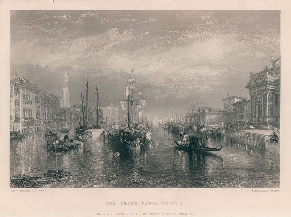 Venice, the Grand Canal, after Turner, 1862