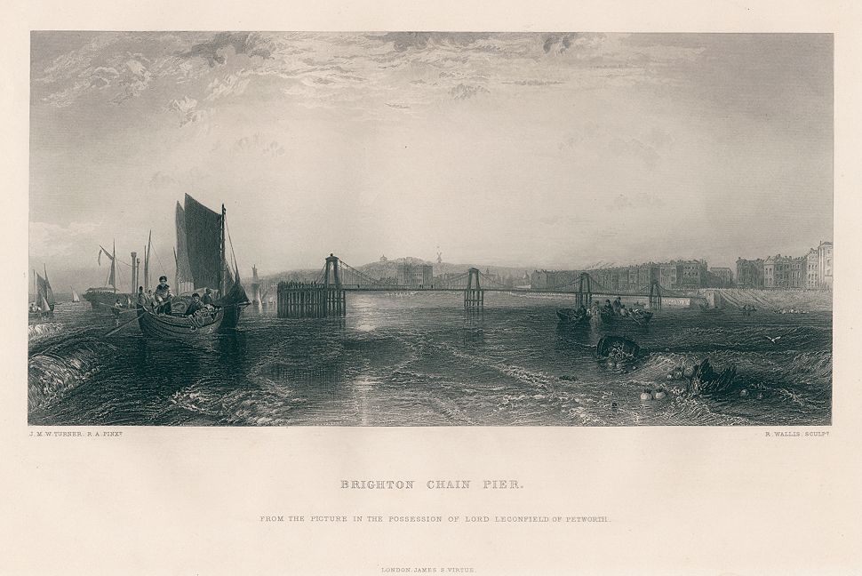 Sussex, Brighton Chain Pier, after Turner, 1862