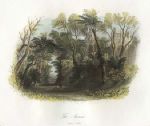 Wales, Raglan Castle, the Avenue, 1842