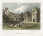 Wales, Raglan Castle, the Paved Stone Court, 1842