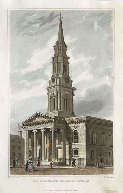 Ireland, Dublin, St.George's Church, 1831